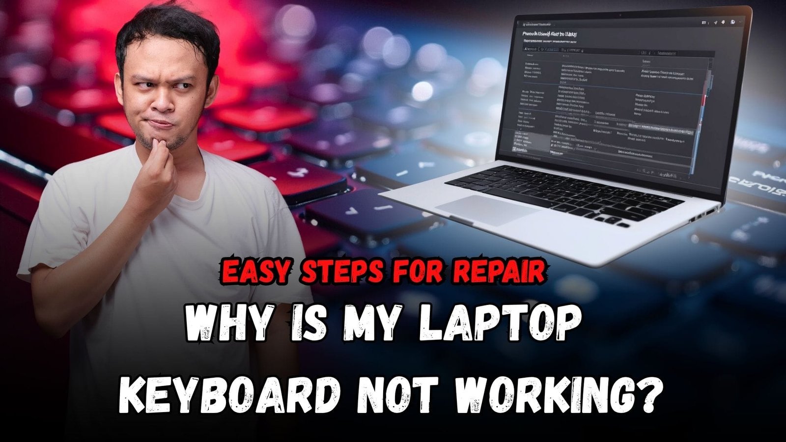 Why Is My Laptop Keyboard Not Working And How To Fix It In 10 Easy ...
