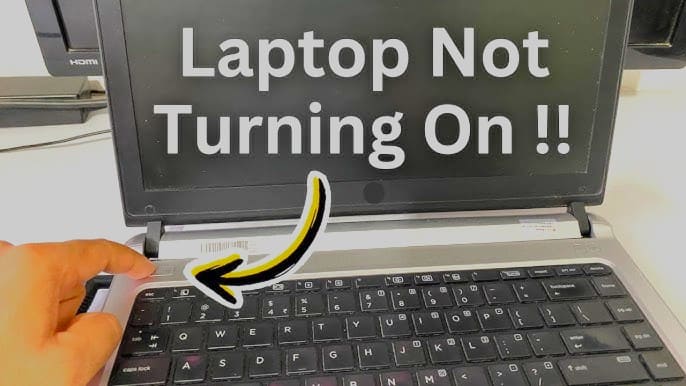why is my laptop not turning on