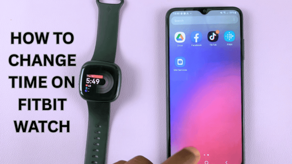 HOW TO CHANGE TIME ON FITBIT WATCH
