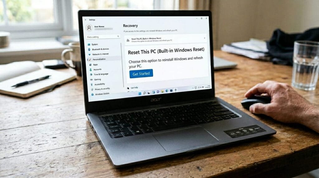 Resetting Windows on Acer notebook 202608131155 1