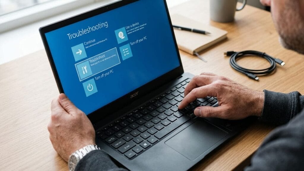 How to factory Reset Acer Notebook