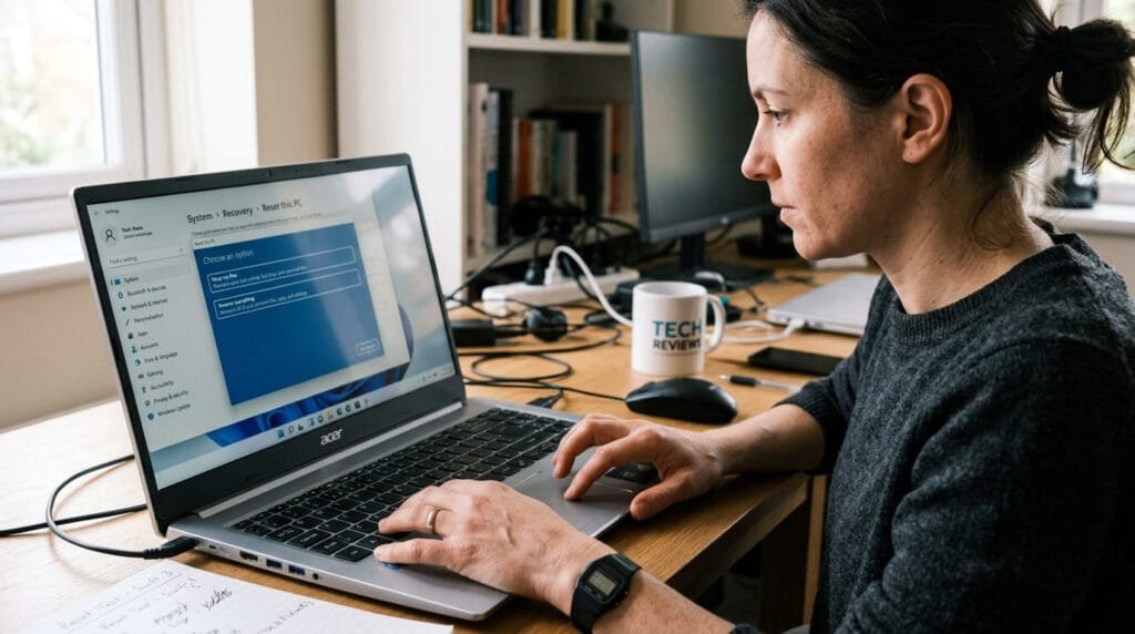 Reviewer using notebook at desk 202608121152 1